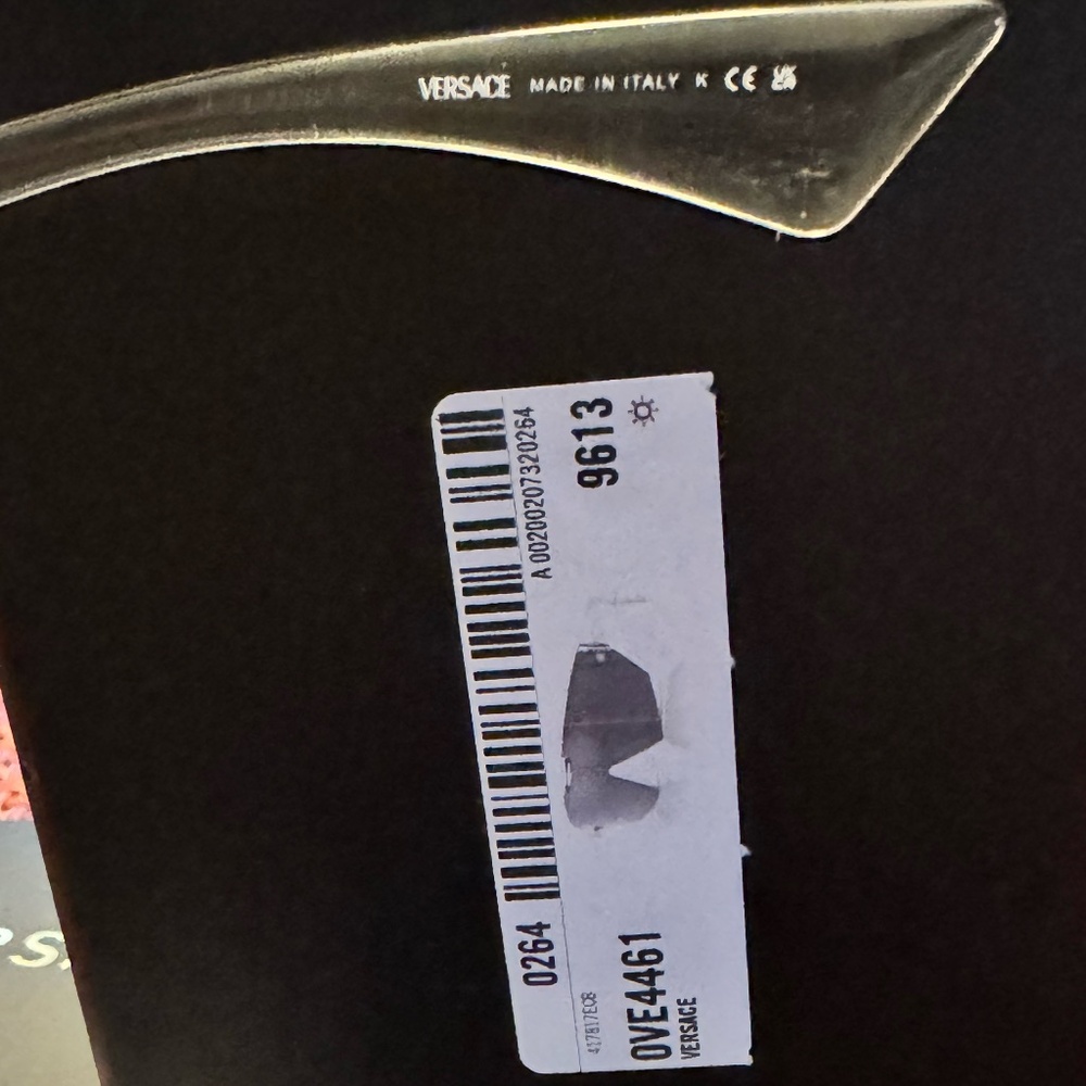 VERSACE HORIZON MAXI SHIELD Medusa Clear 4461 Clip On 2 Lens VE4461 Sunglasses